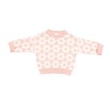 Jacquard Knit Jumper - Pearl