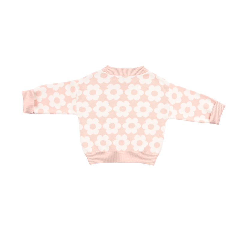 Jacquard Knit Jumper - Pearl