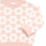 Jacquard Knit Jumper - Pearl