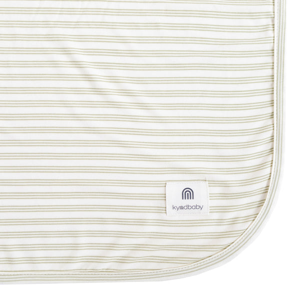 Large Stretchy Swaddle - Sage Stripe