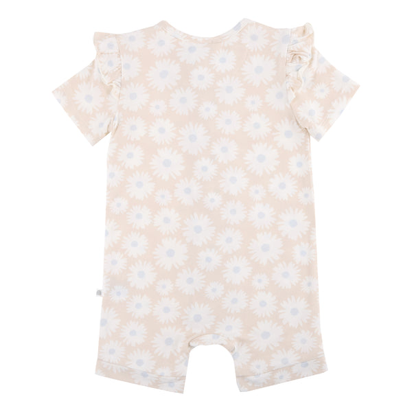 Day or Night Short Sleeve Frill Onesie - Petal Fields