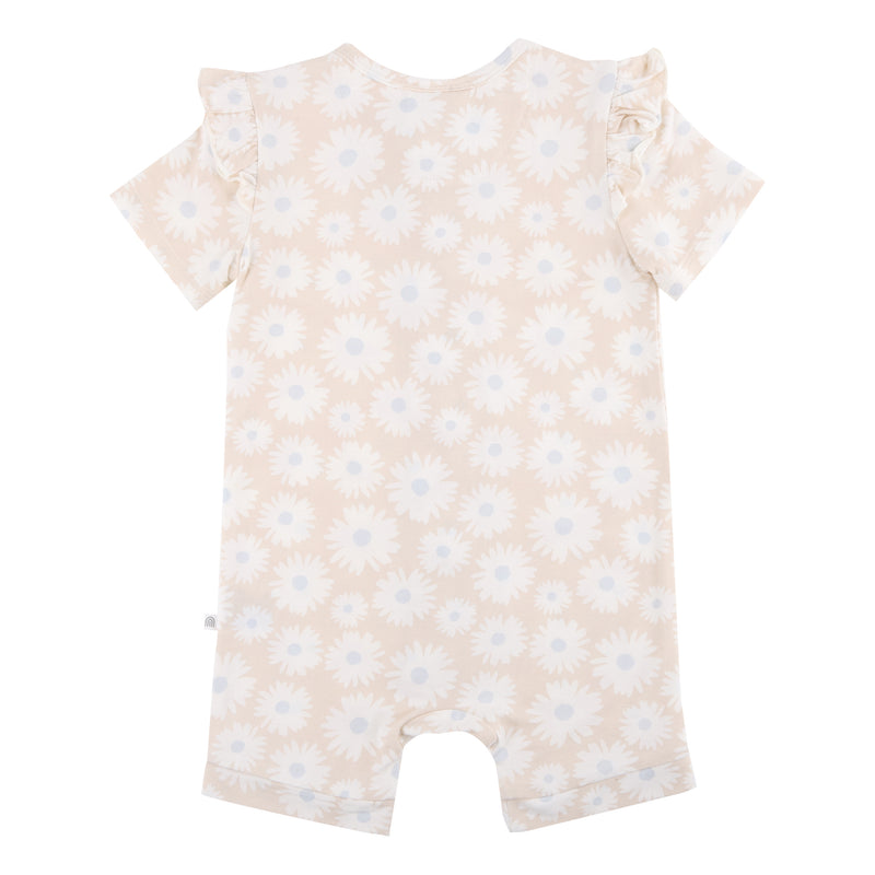 Day or Night Short Sleeve Frill Onesie - Petal Fields