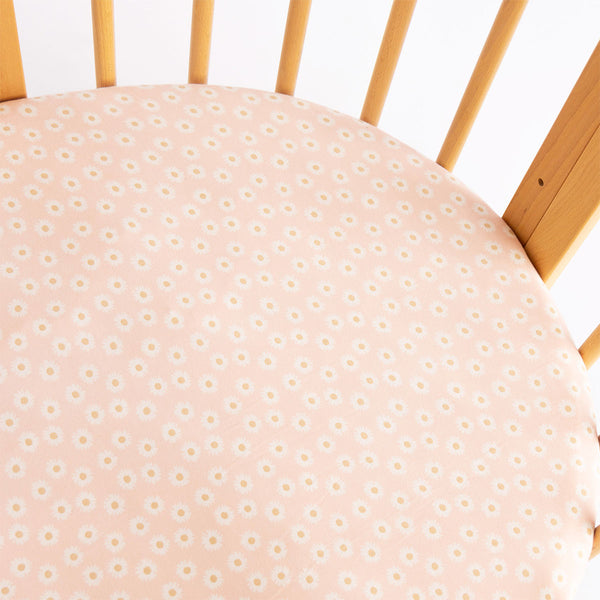 Fitted Cot Sheet - Daisy Charm