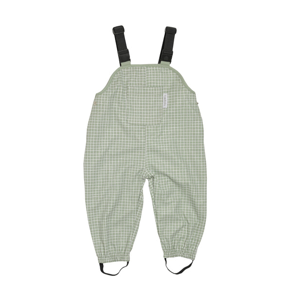 Splashy Overalls - Moss Grid